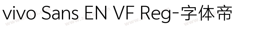 vivo Sans EN VF Reg字体转换